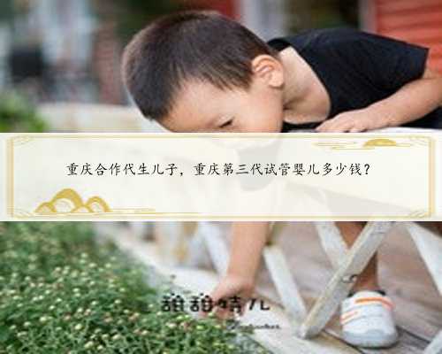 重庆合作代生儿子，重庆第三代试管婴儿多少钱？